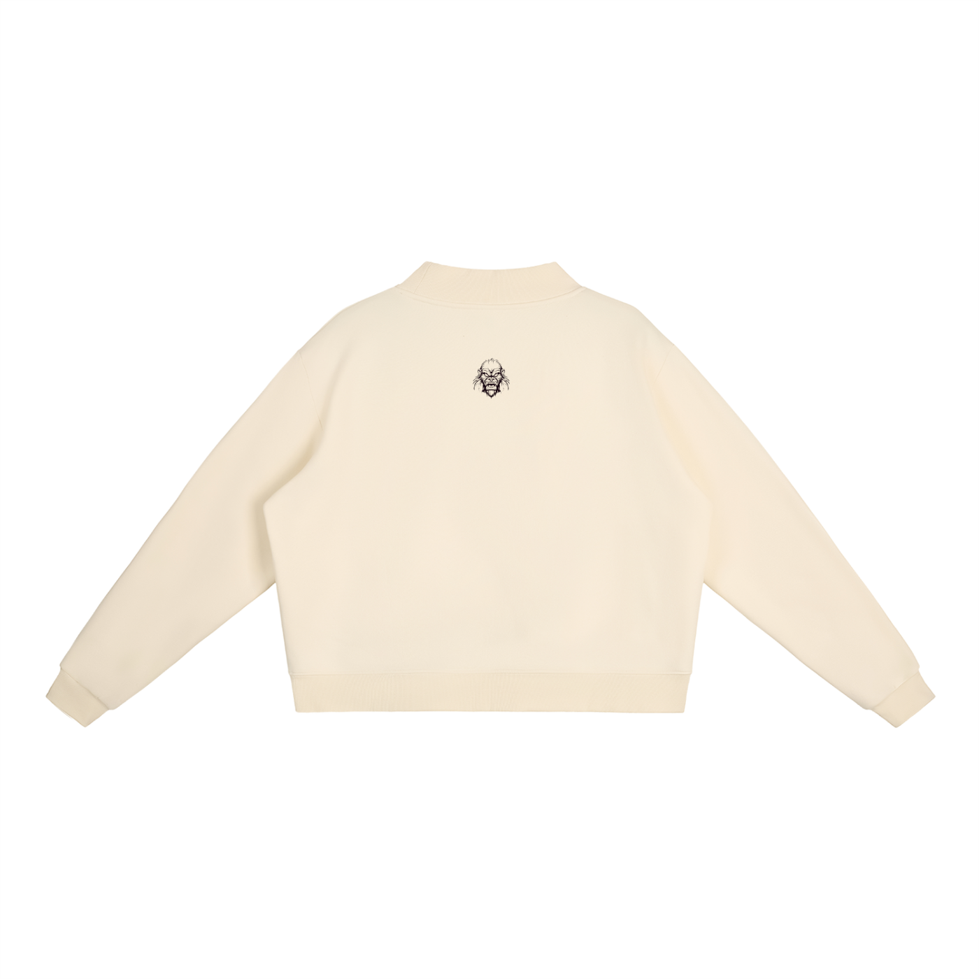 Women Essential Fleece Mock-Neck Crew Sweatshirt