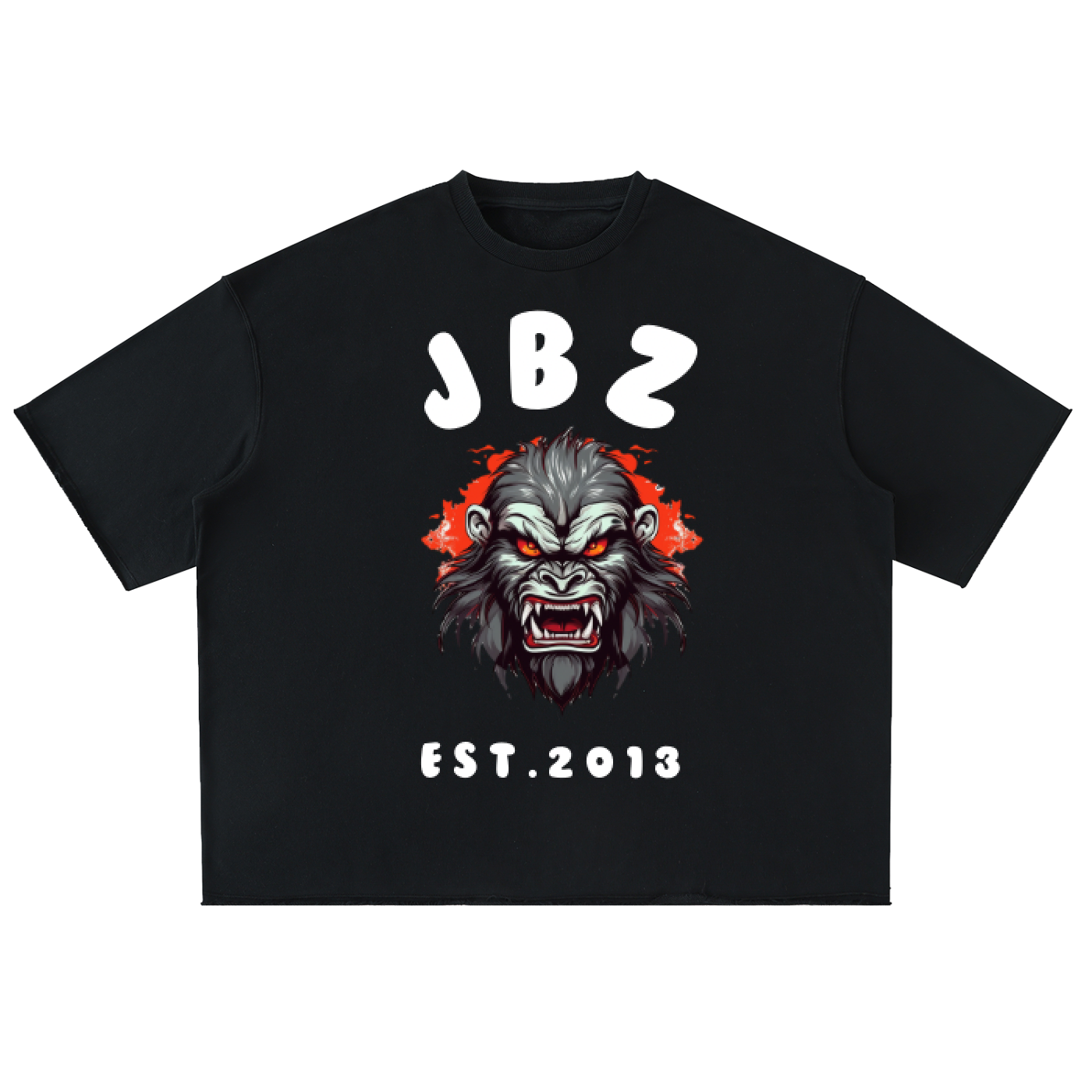JBZ Oversized Washed Half Sleeve T-Shirt