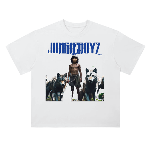 Jungleboy Life Heavyweight Drop Shoulder Cotton T-Shirt