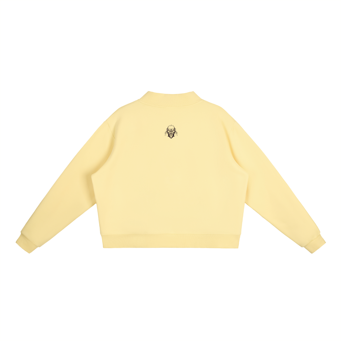 Women Essential Fleece Mock-Neck Crew Sweatshirt