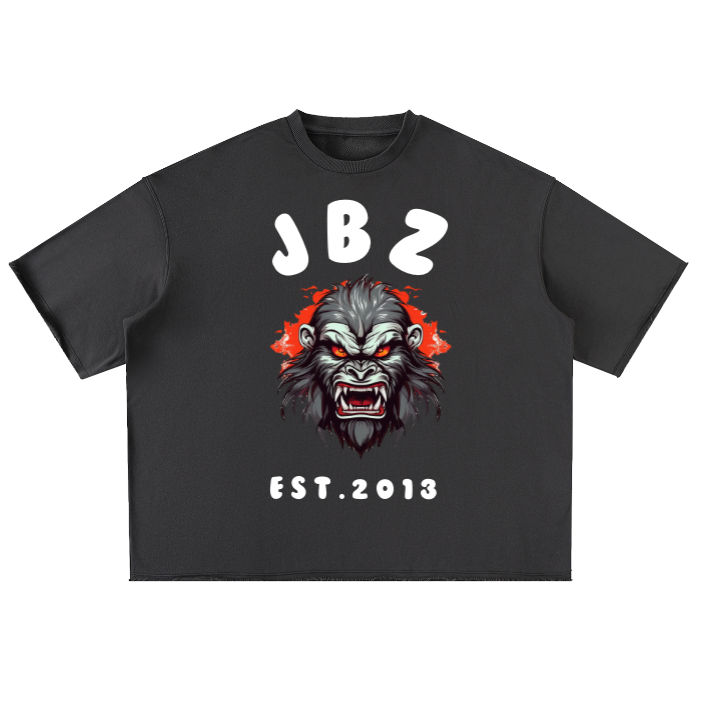 JBZ Oversized Washed Half Sleeve T-Shirt