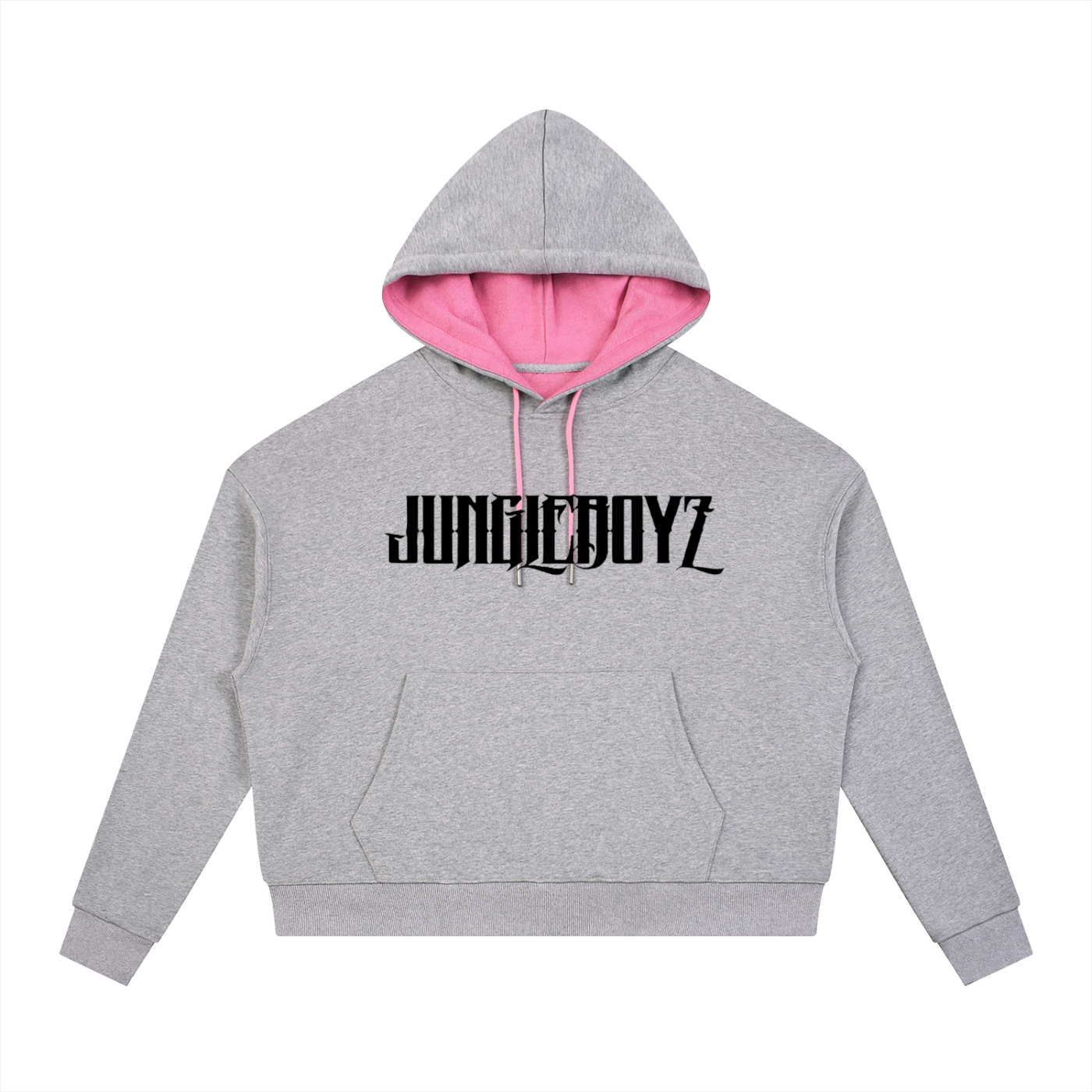 JUNGLEBOYZ Contrast Drawstring Hoodie unisex