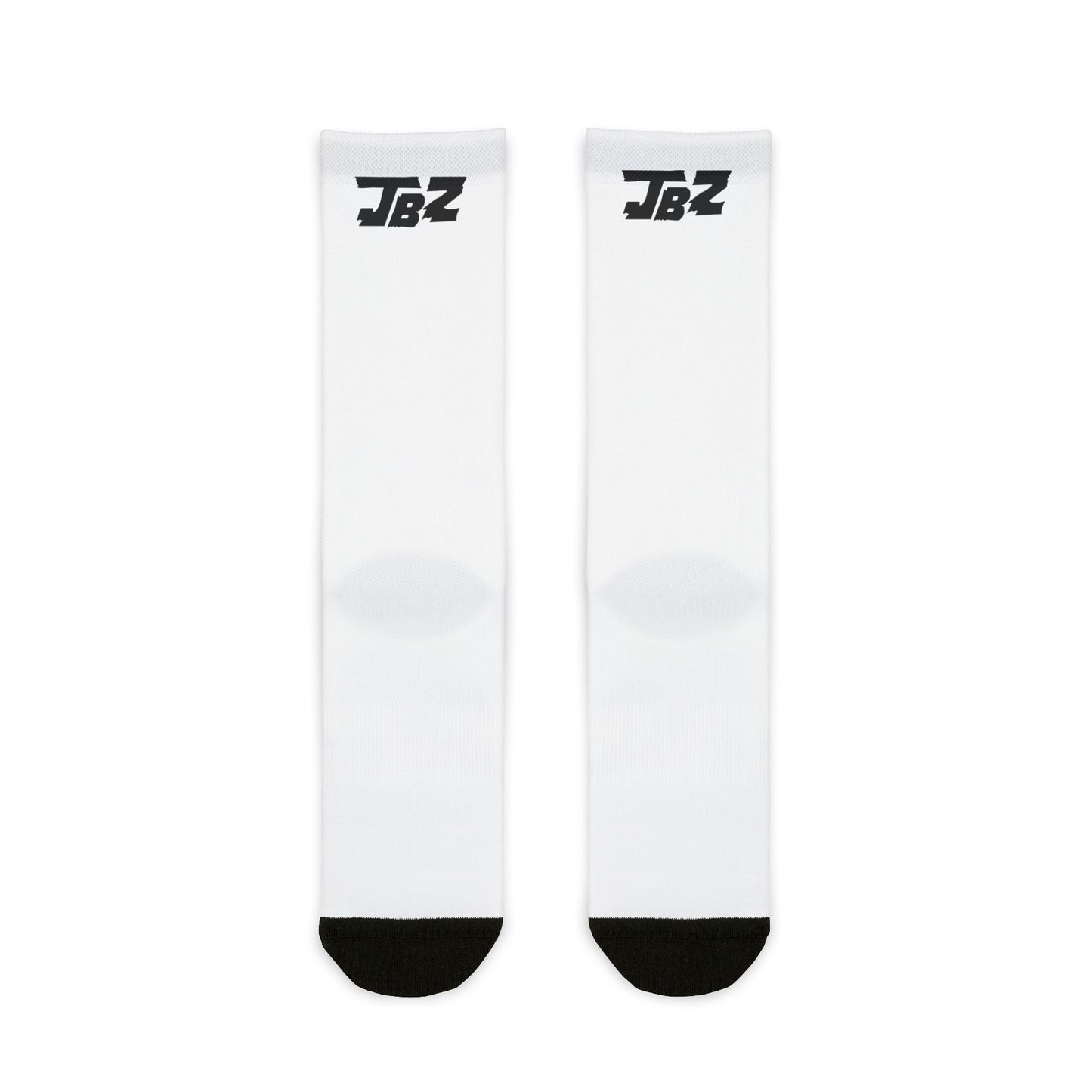 Jbz Crew Socks Black Letter