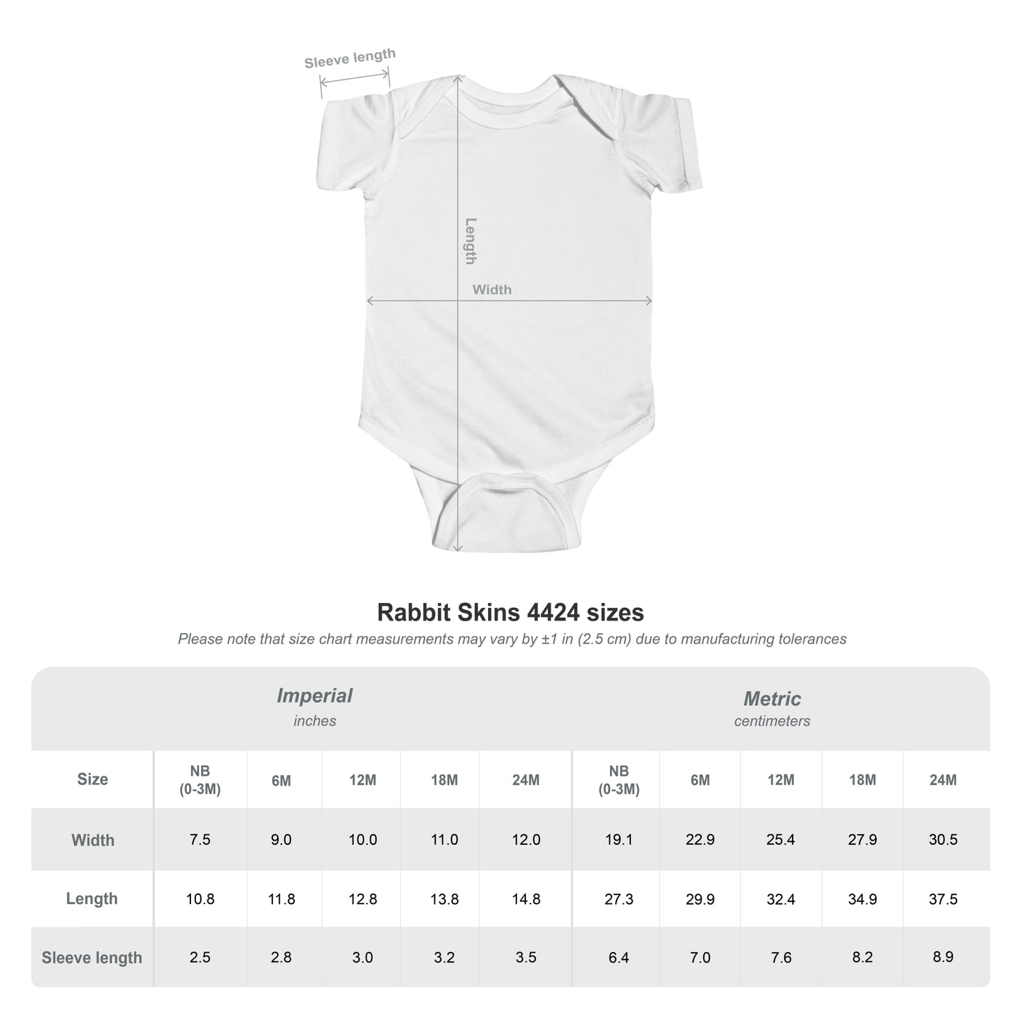 JBZ Infant  Bodysuit