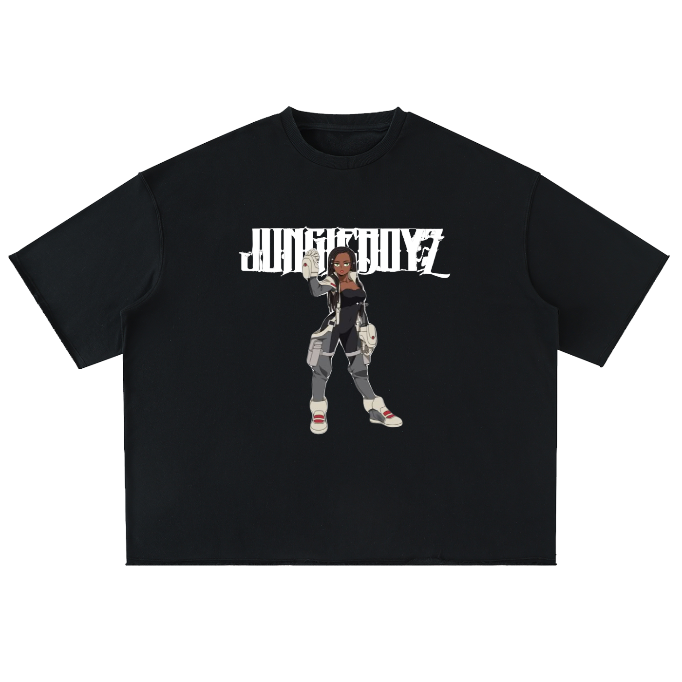 Zyzy Oversized Washed Half Sleeve T-Shirt