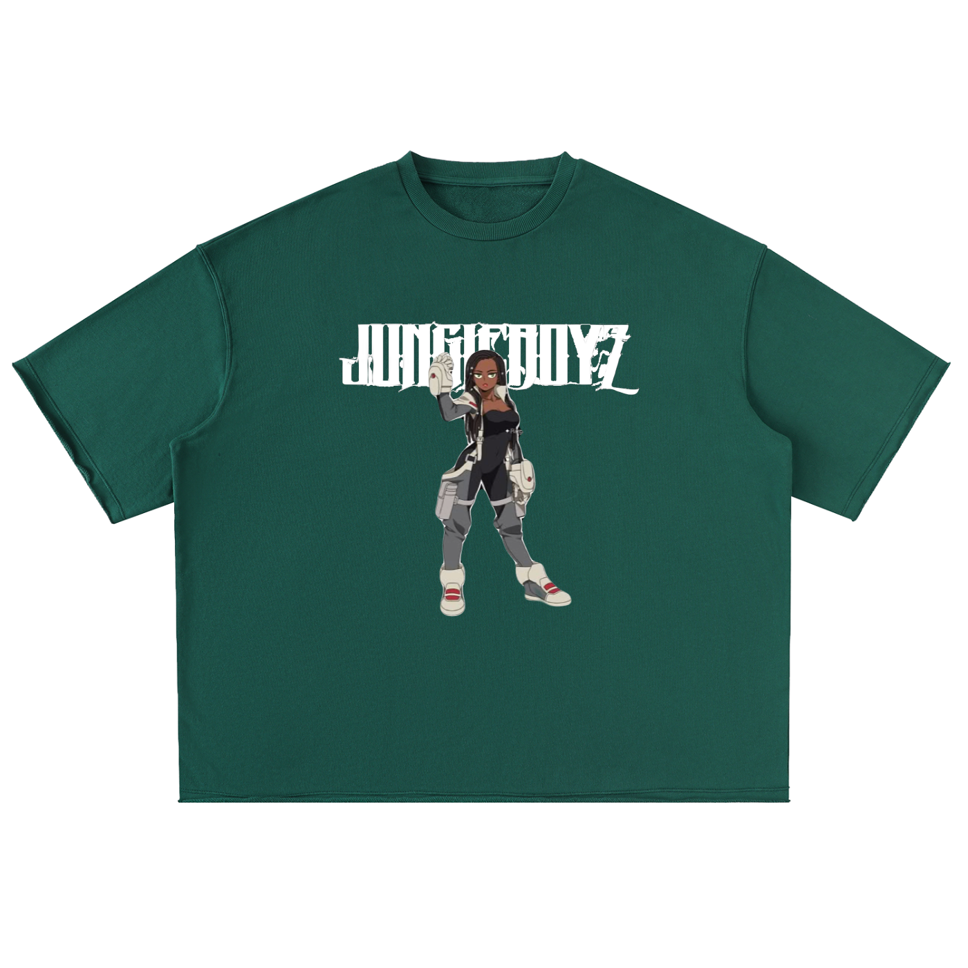 Zyzy Oversized Washed Half Sleeve T-Shirt