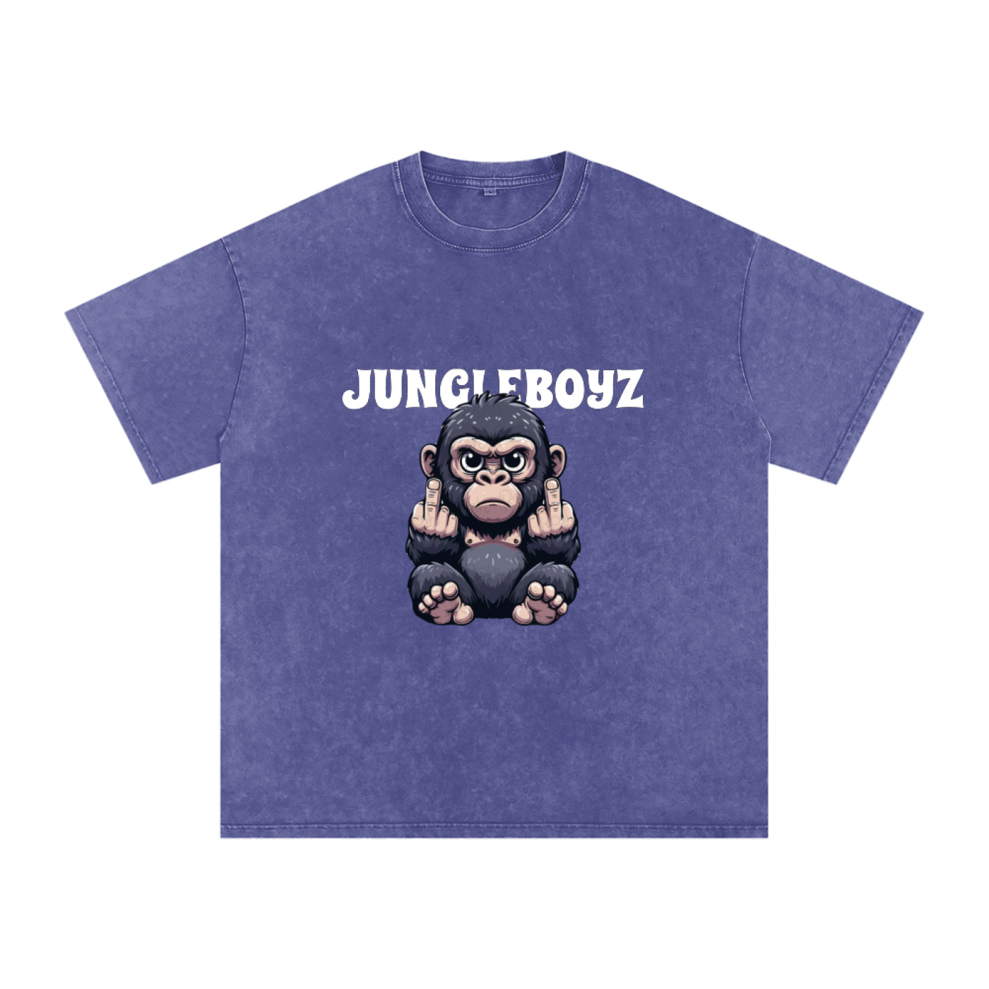 JBZ IDC  GORILLA Acid Wash Oversize T-Shirt - 250 GSM