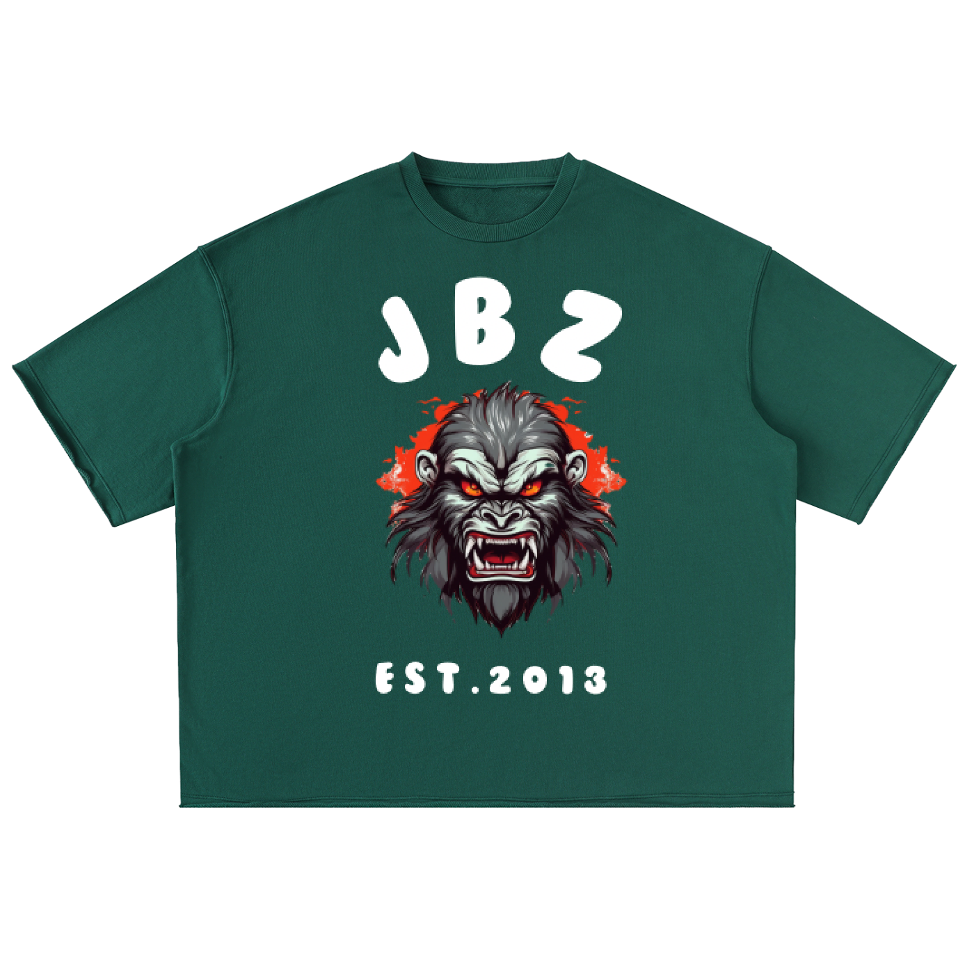 JBZ Oversized Washed Half Sleeve T-Shirt