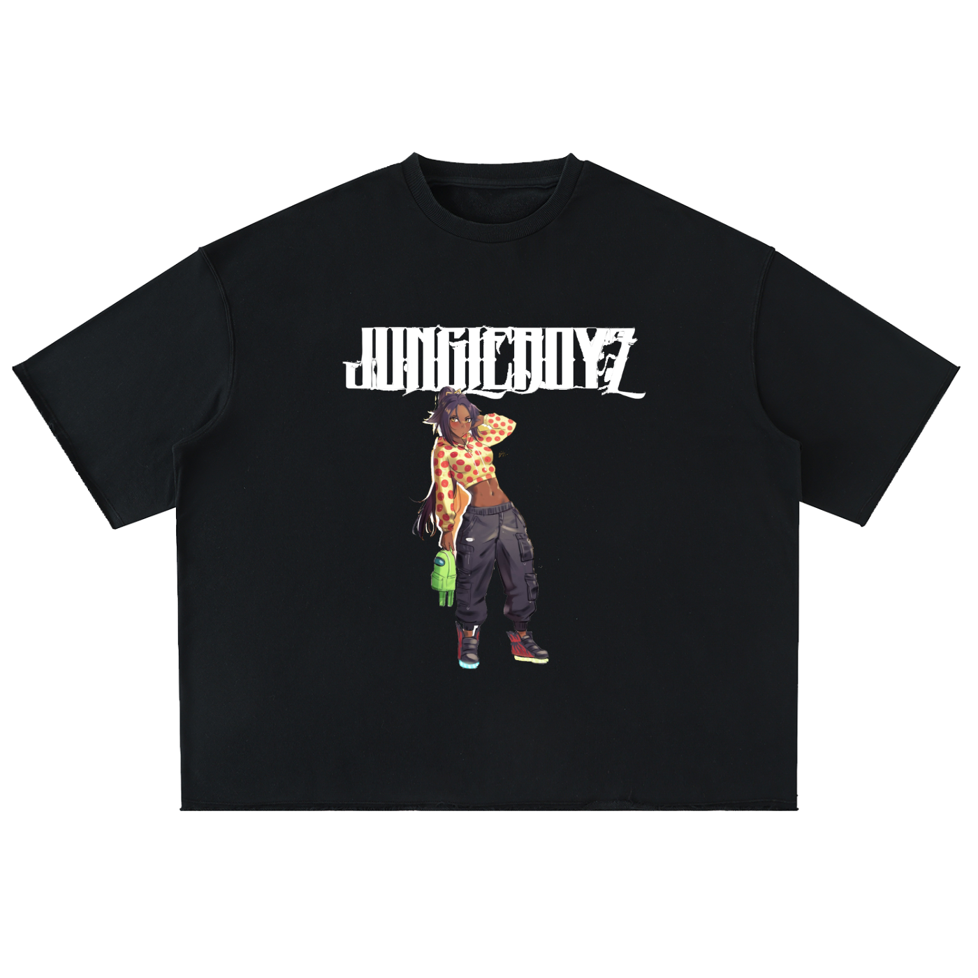 Gym Gyal Oversized Washed Half Sleeve T-Shirt