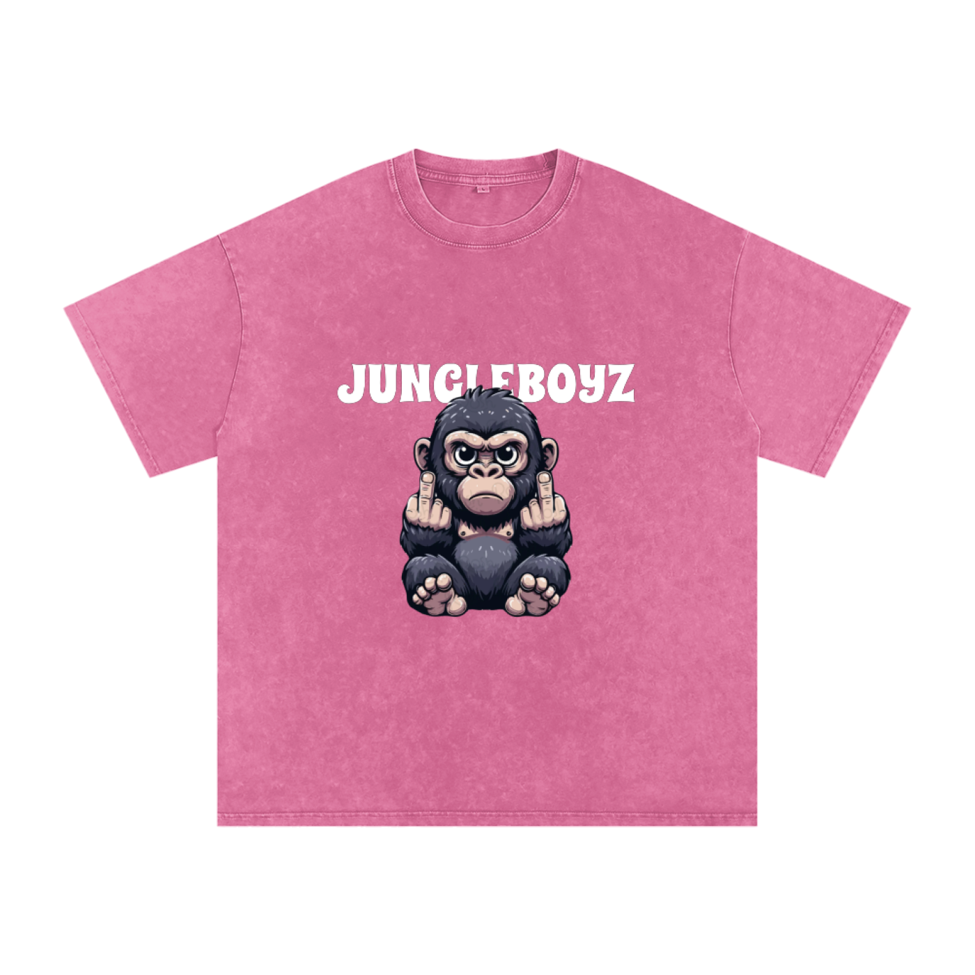 JBZ IDC  GORILLA Acid Wash Oversize T-Shirt - 250 GSM