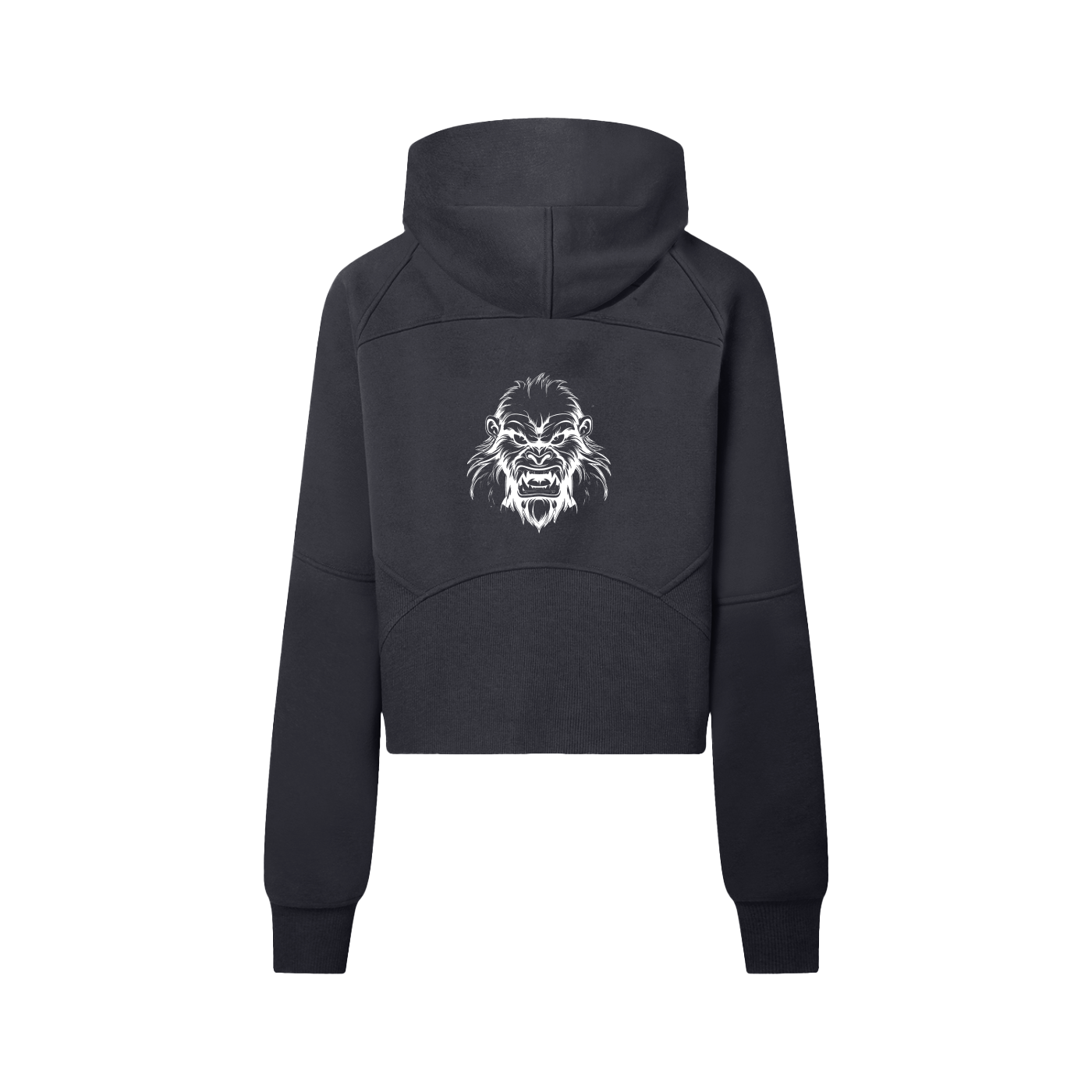 Ladies Cropped Half-Zip Hoodie