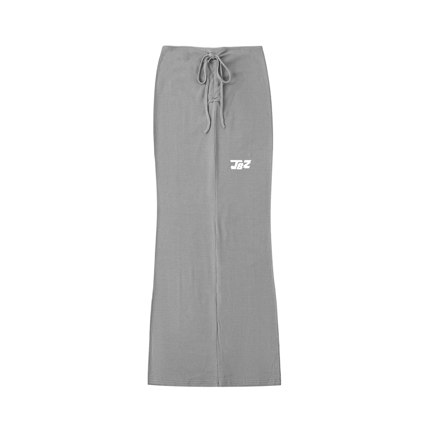 Dyed Washed Drawstring Maxi Skirt