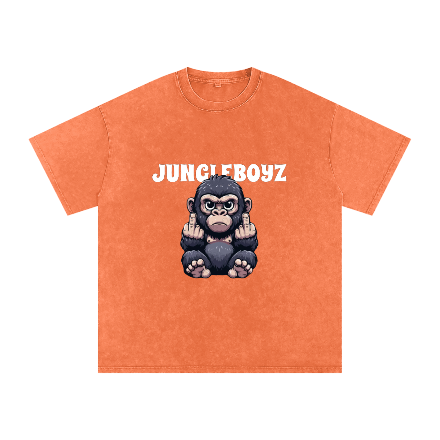 JBZ IDC  GORILLA Acid Wash Oversize T-Shirt - 250 GSM