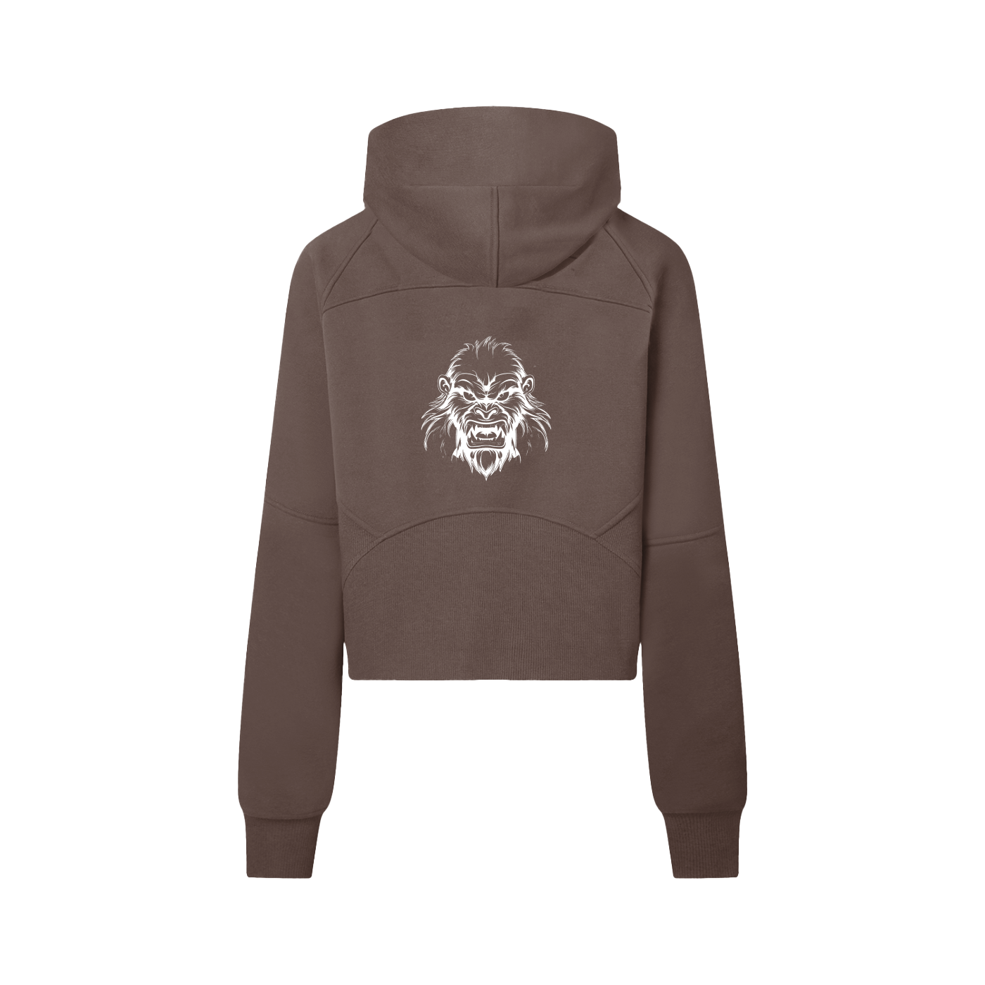 Ladies Cropped Half-Zip Hoodie
