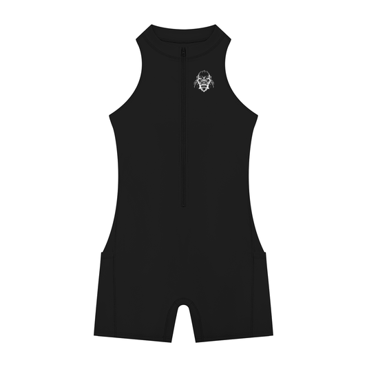 JGZ Women’s Quarter-Zip Yoga Romper