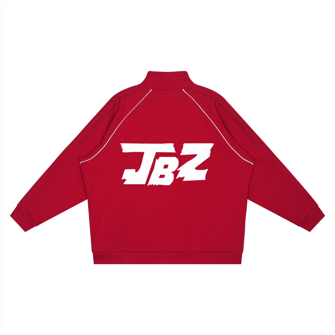 Reflection Striped Raglan Sleeve  Jacket