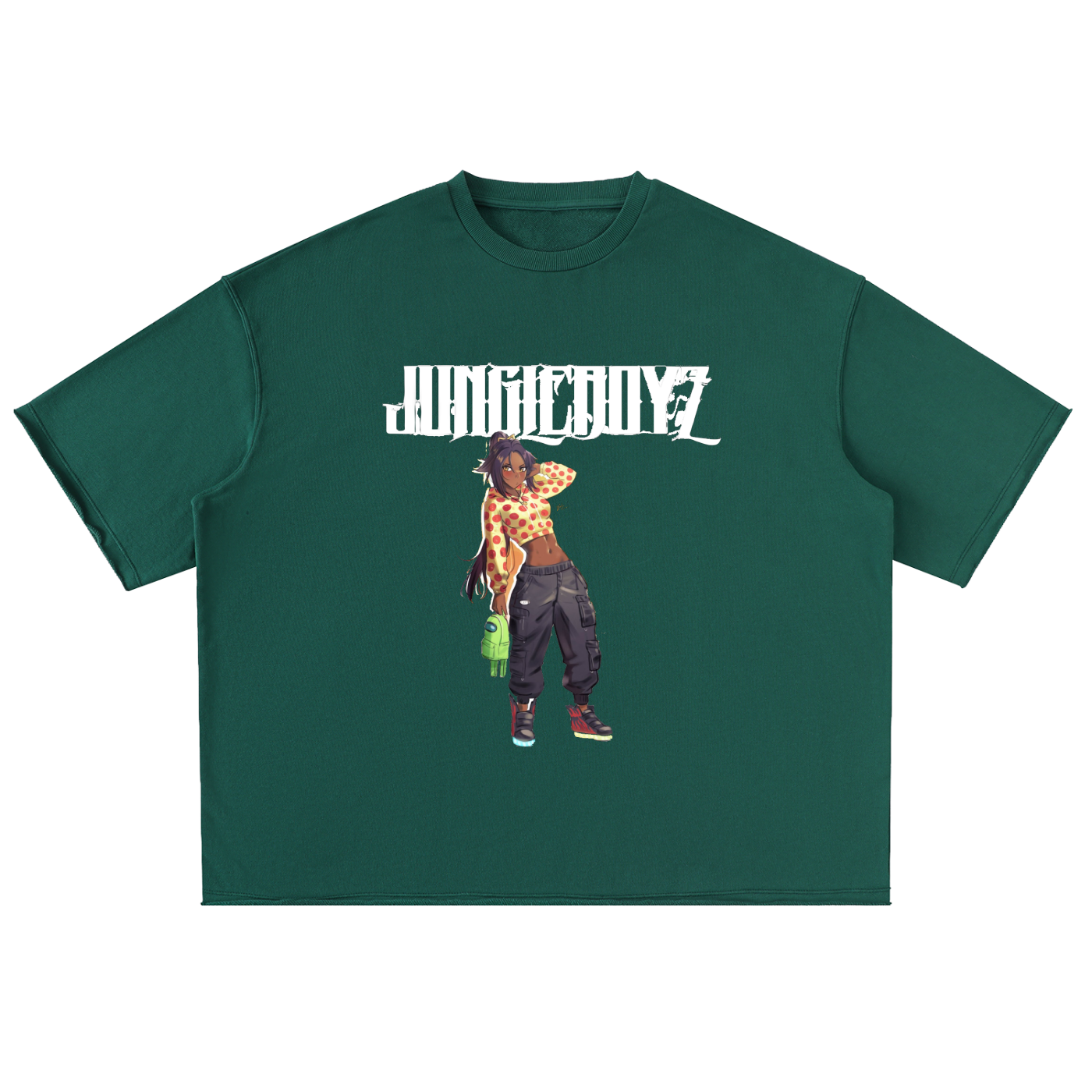 Gym Gyal Oversized Washed Half Sleeve T-Shirt