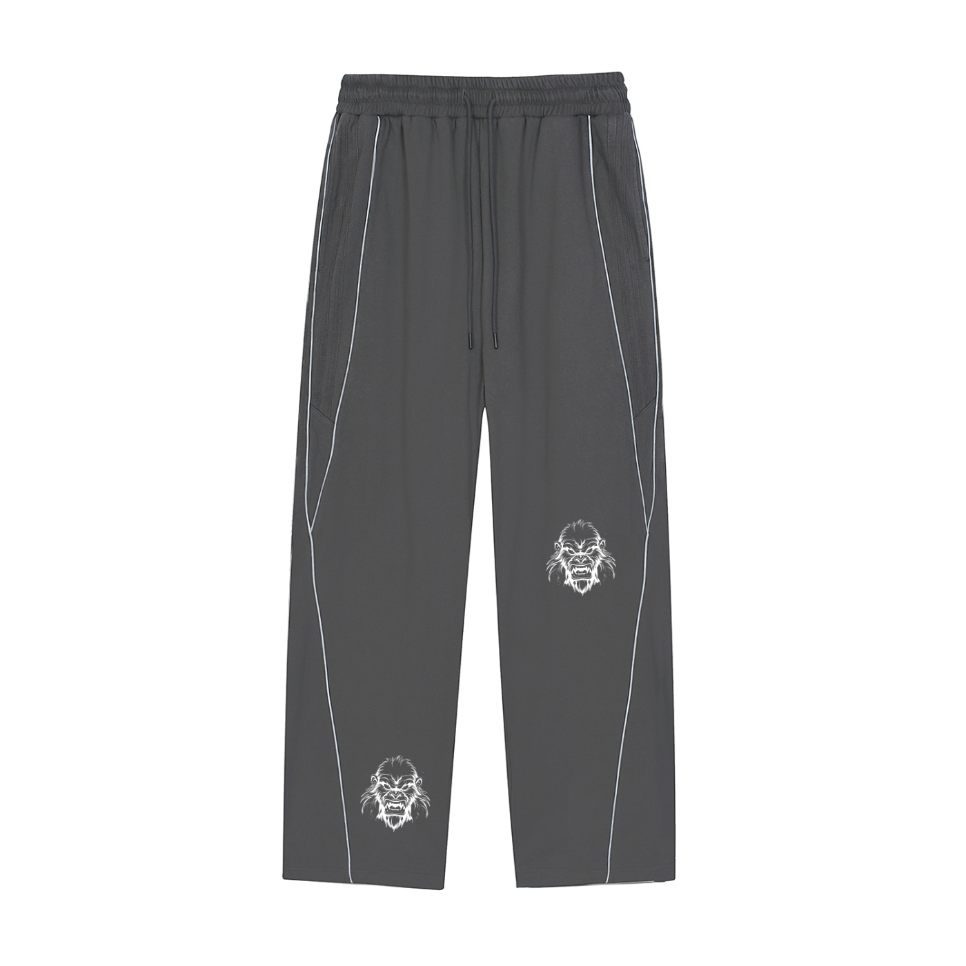 Reflection Striped Straight-Leg Sweatpants