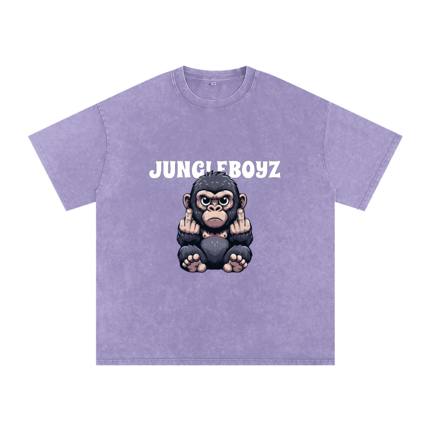 JBZ IDC  GORILLA Acid Wash Oversize T-Shirt - 250 GSM