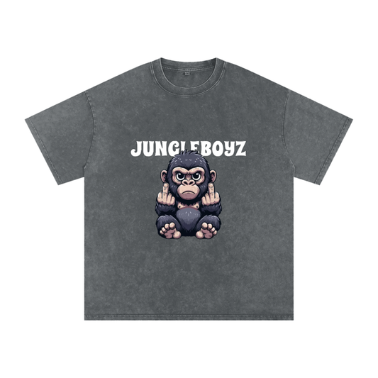 JBZ IDC  GORILLA Acid Wash Oversize T-Shirt - 250 GSM