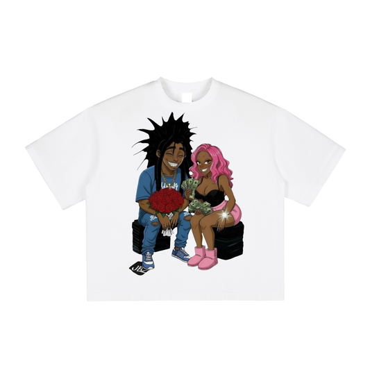 JBZ ANIME Vintage Washed Boxy Shirt