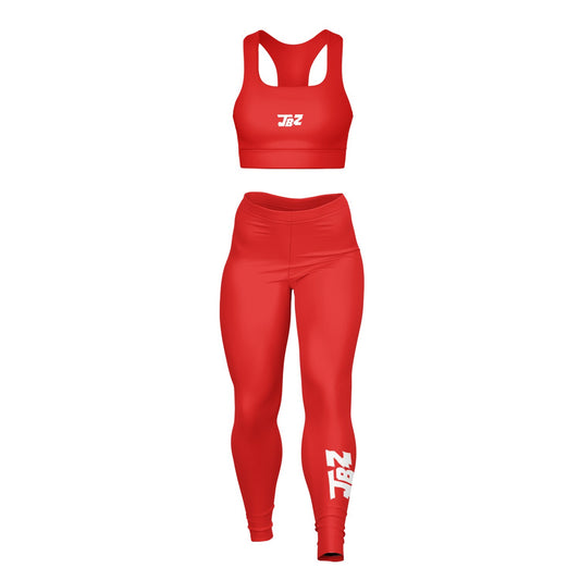 Padded Sports Bra & Leggings - AOP