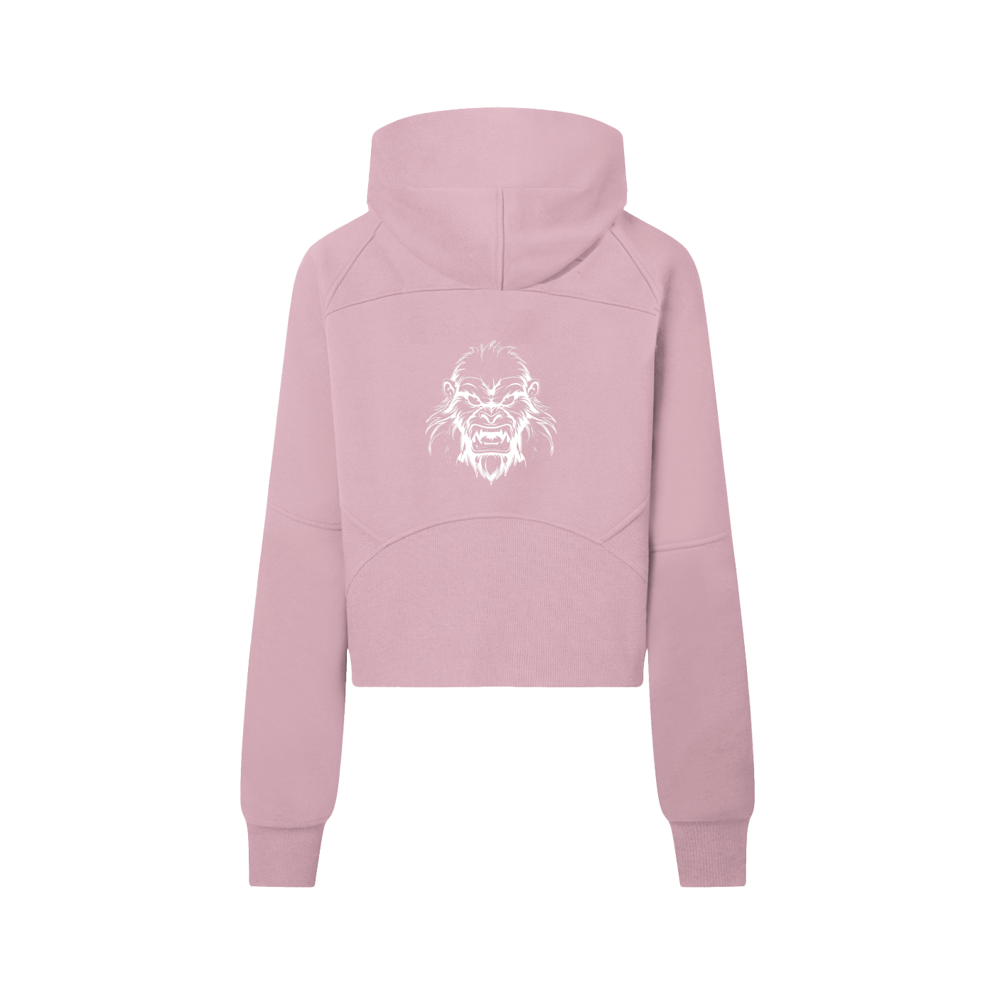 Ladies Cropped Half-Zip Hoodie