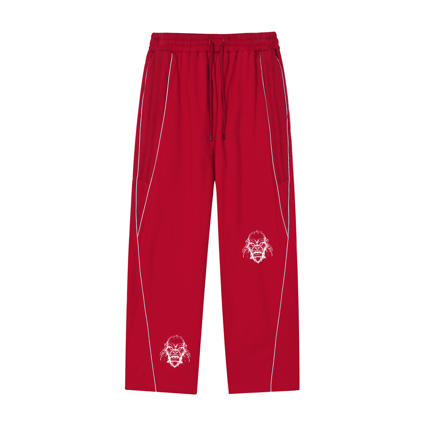 Reflection Striped Straight-Leg Sweatpants