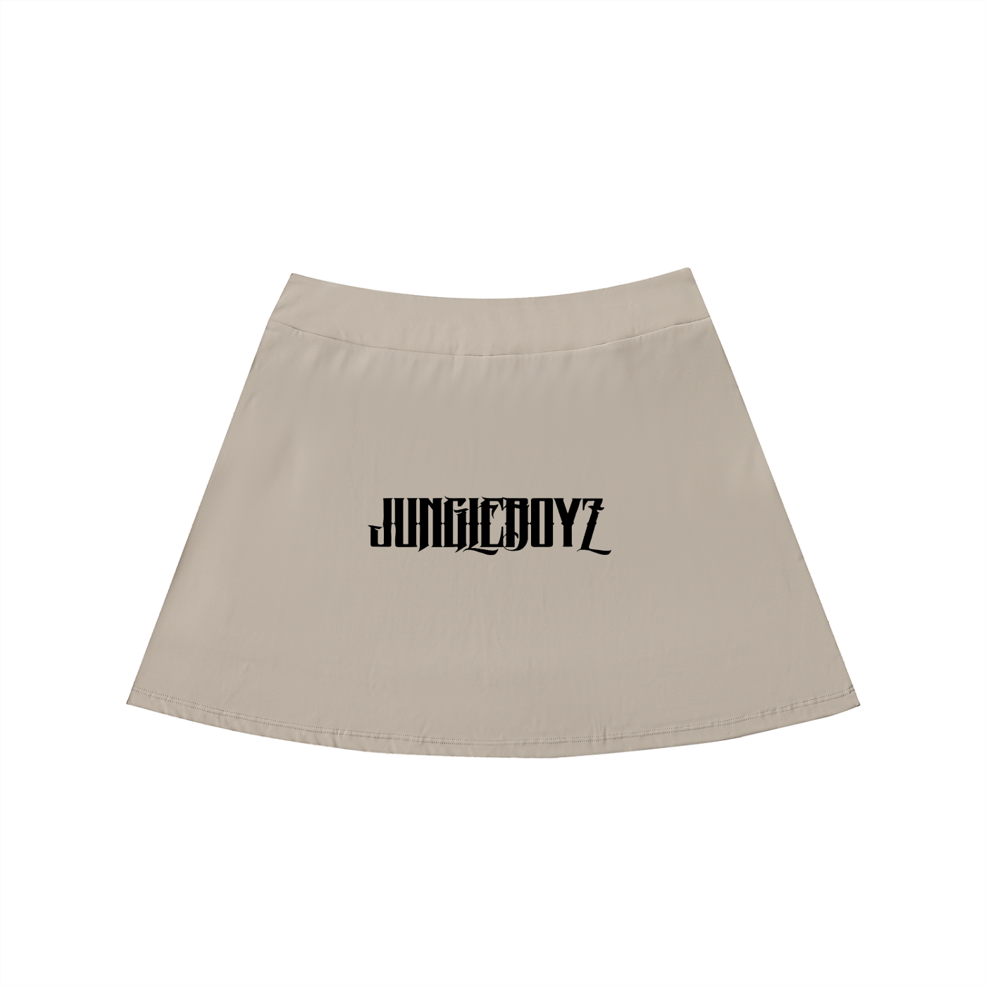 High-Waist Pocketed A-Line Skirt