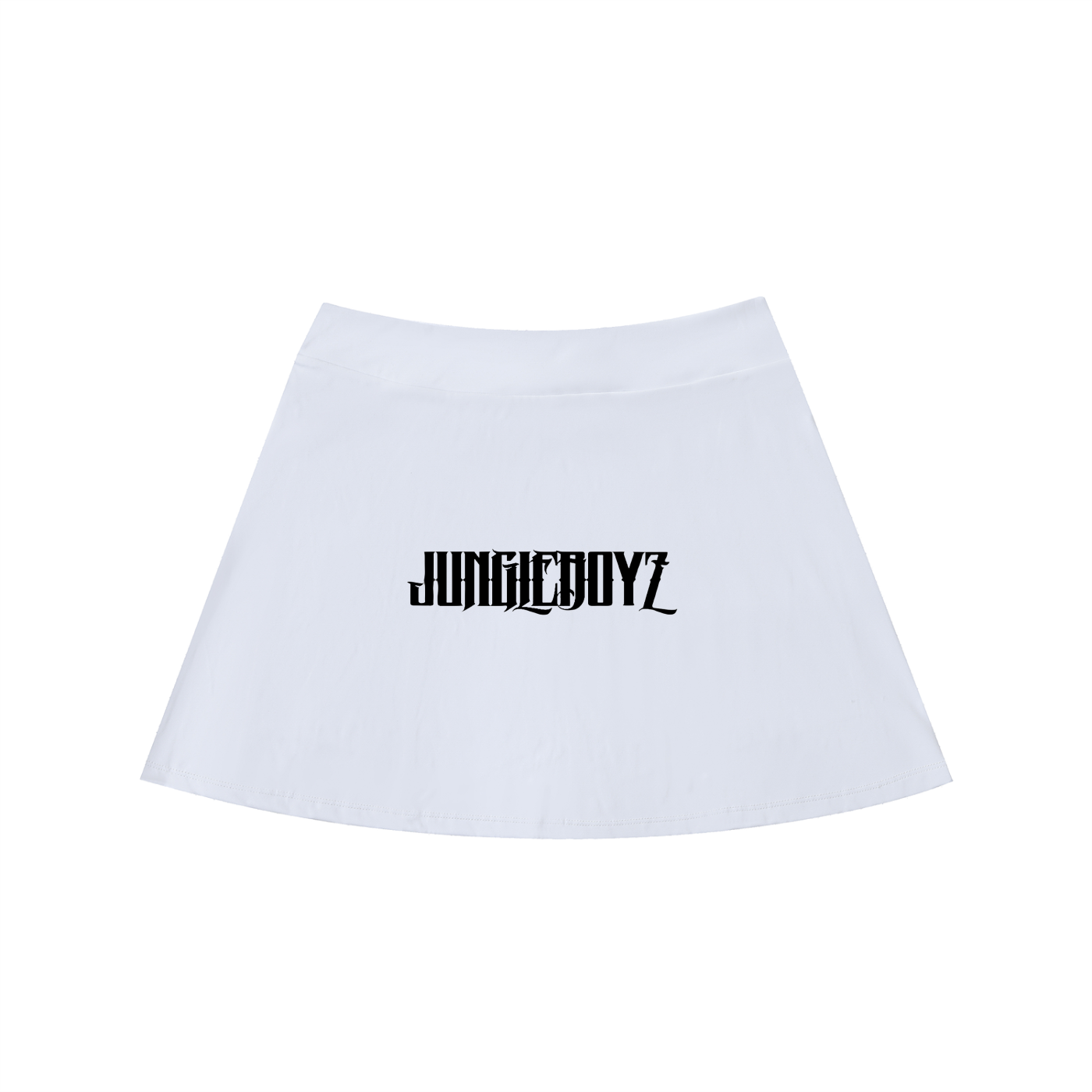 High-Waist Pocketed A-Line Skirt