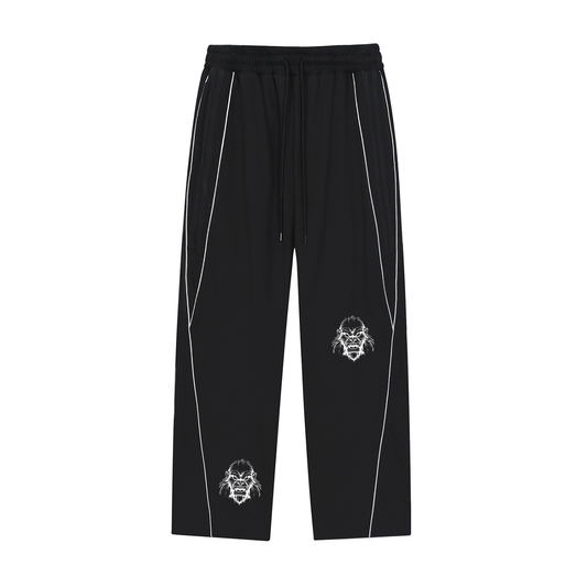 Reflection Striped Straight-Leg Sweatpants