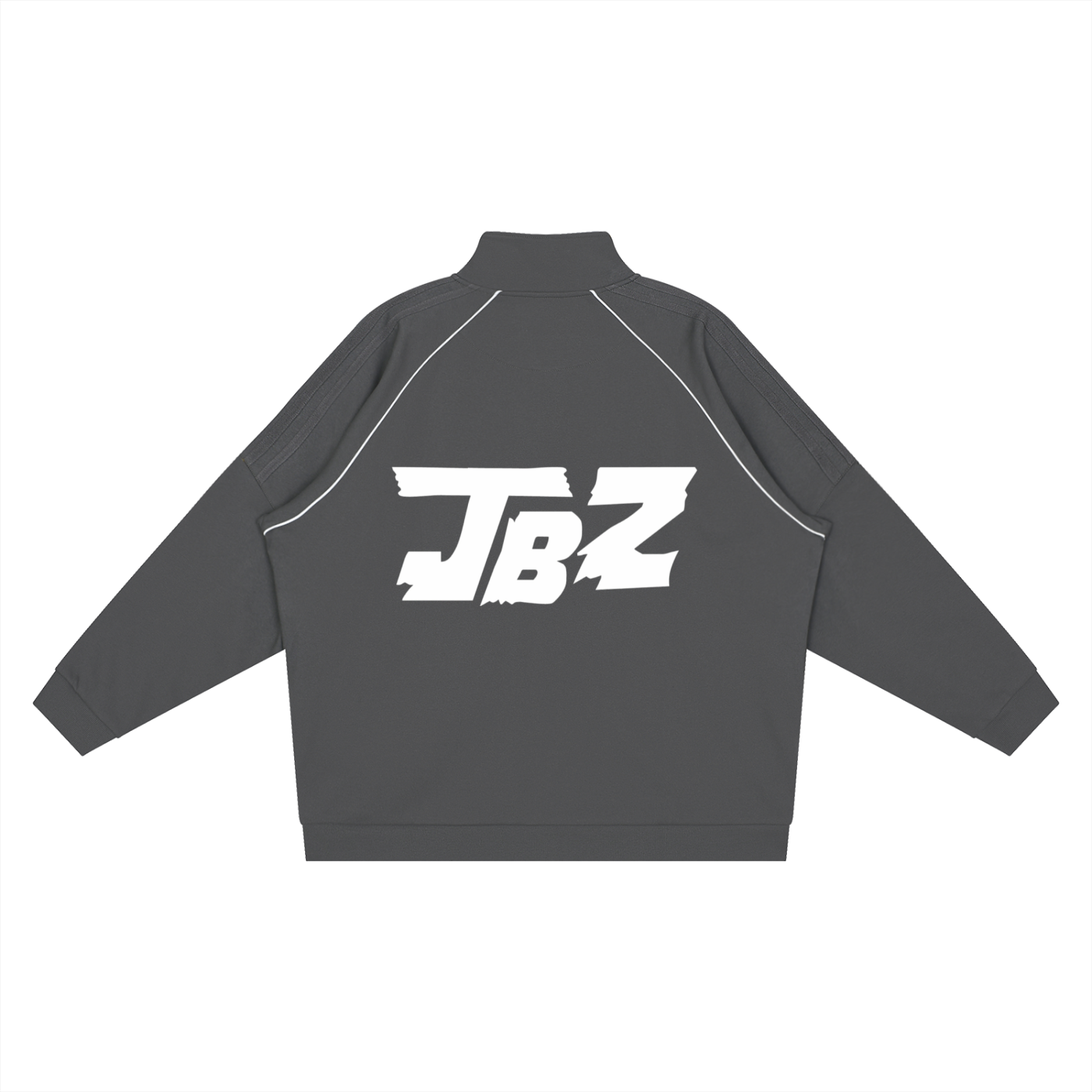 Reflection Striped Raglan Sleeve  Jacket